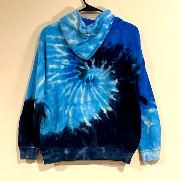 Hilton Head Island South Carolina Cotton Hoodie Hooded Sweatshirt Tie Dye Blue - Picture 5 of 5